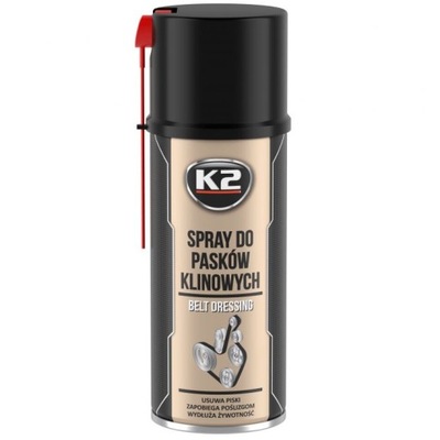 K2 SPRAY DO PASKÓW KLINOWYCH Konserwuje 400ml