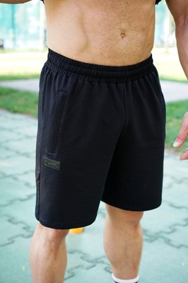Spodnie krótkie Legalna Sztanga czarne M