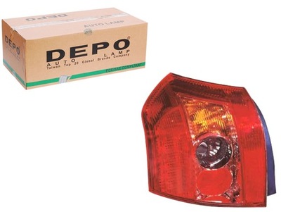 Depo лампа задня l toyota corolla e12 хетчбек 07.0 фото №1
