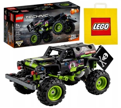 LEGO TECHNIC Monster Jam Grave Digger 42118 + TORBA LEGO GRATIS