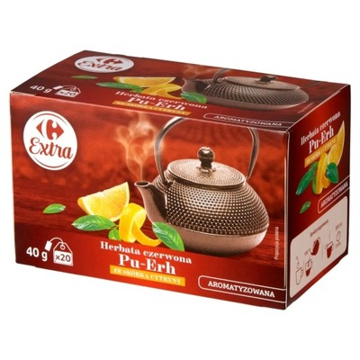 Herbata czerwona ekspresowa Carrefour 40 g