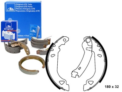 Гальмівні колодки гальмівні fiat punto tempra tipo lancia de фото №1