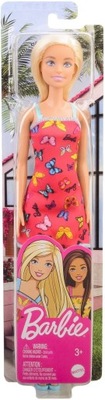 Barbie lalka szykowna sukienka motylki