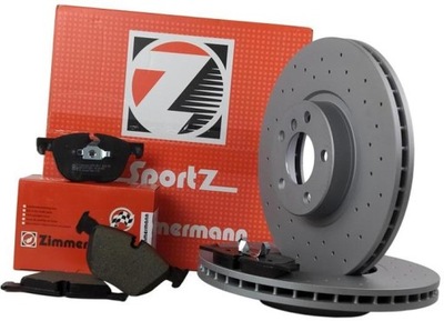 ZIMMERMANN SPORT TARCZE+KLOCKI PARTE DELANTERA BMW X5 F15  