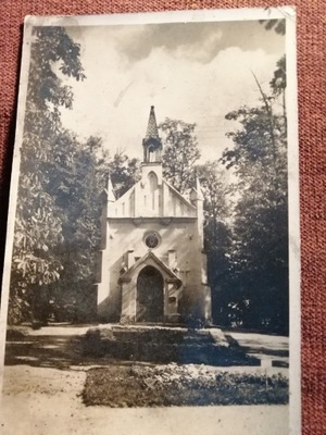 BUSKO ZDRÓJ 1950- KOŚCIÓŁ W PARKU ZDROJOWYM