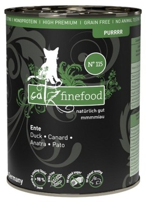 Catz Finefood Purrrr N.115 kaczka 400g mokra karma dla kota