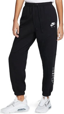 Spodnie dresowe damskie Nike Air Fleece r.L Czarne
