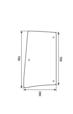 СТЕКЛО БОКОВАЯ JOHN DEERE 6130 ЛЕВАЯ L171928