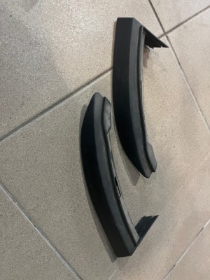 Renault clio iv lift молдинг бампера левая правая задняя задняя pod фара фото №1