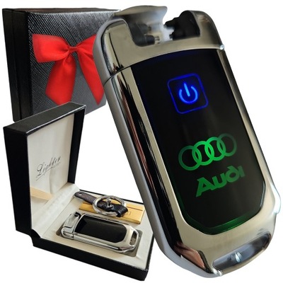 CIGARETTE LIGHTER PLAZMOWA AUDI GIFT BOOT LED BRYLOK FOR KEYS CAR  