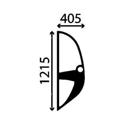 СТЕКЛО БОКОВАЯ ЛЕВАЯ MANITOU MLT 625 75H, MT 625