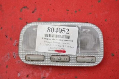 Лампа освітлення салону перед 9680713980 peugeot partner 2 ii 08-12 фото №1