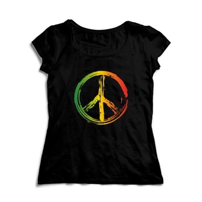 KOSZULKA REGGAE PEACE LOVE MUSIC MARIHUANA M