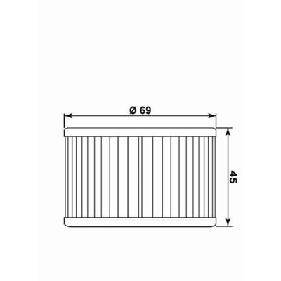 FILTRAS ALYVOS MIW-MEIWA KY7004 (HF561) 