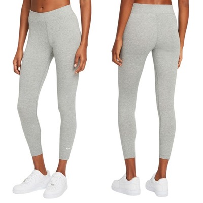 Legginsy Sportowe Damskie Nike Getry Bawełniane L