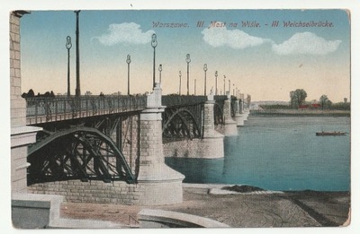 WARSZAWA. III. Most na Wiśle - III Weichselbrucke