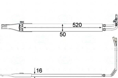 РАДИАТОР МАСЛА BEHR HELLA 6394663524 A 8051200 80