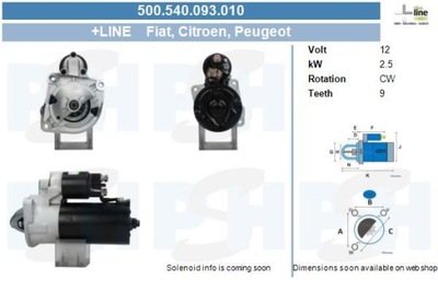 BV PSH 500.540.093.010 ARRANCADOR  