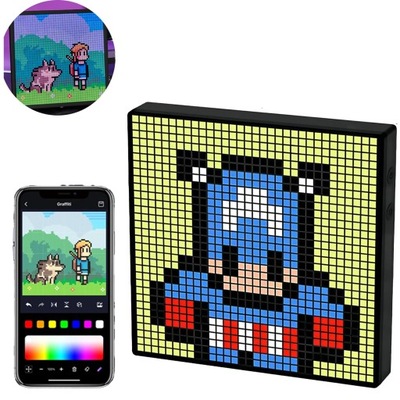 Programowalny WYŚWIETLACZ PIKSELOWY LED RGB 32x32 Bluetooth panel MATRYCA