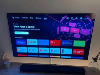 Smart Tv Sony 55 OLED SONY KD-55AG8 4K Android 120 Hz wiszący YouTube