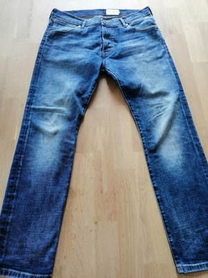 Wrangler larston świetne jeansy 34/30