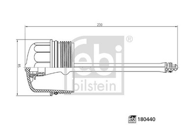 Febi bilstein 180440 кришка, корпус фільтра оливи фото №1