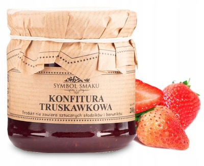 KONFITURA Z TRUSKAWEK DŻEM TRUSKAWKI NATURALNE