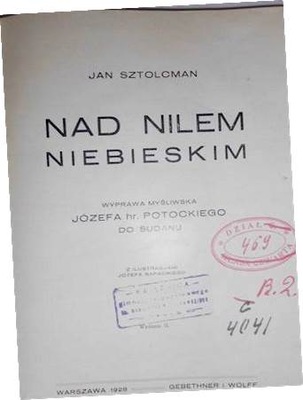 Nad Nilem Niebieskim - Jan Sztolcman