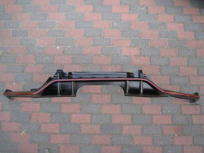 Спойлер бампера заднего honda civic x 2017-2021r type-r фото №1