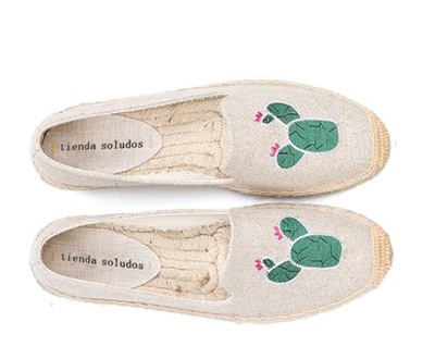 BUTY ESPADRYLE LNIANE LEN KAKTUS 37