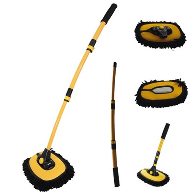 TELESKOPOWA SZCZOTKA DO MYCIA AUTA SAMOCHODU 3WKŁADY