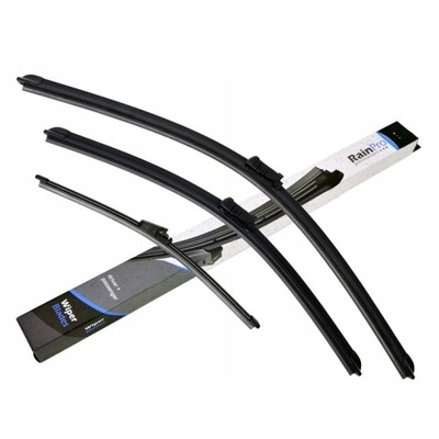 WIPER BLADES RAINPRO VW PASSAT B6 VI FRONT + REAR  