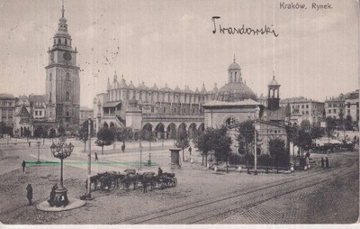 Kraków Rynek 1910r.