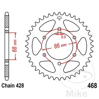 KRUMPLIARATIS GALINĖ PLIENINE JT R468-46, 46Z, DYDIS 428 