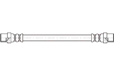 QUICK BRAKE ПАТРУБОК ТОРМОЗНОЙ ГИБКИЙ ПЕРЕД СЕРЕДИНА ЗАД L DŁ 102MM