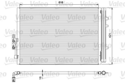 RADUADOR DE ACONDICIONADOR BMW X3 F25 (2010>) 814387 VALEO 814387  