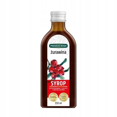 PREMIUM ROSA Żurawina syrop żurawinowy 250 ml