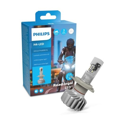 ЛАМПОЧКА PHILIPS ULTINON PRO6000 H4-LED 18W