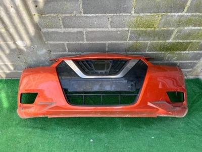 Nissan micra k14 решётка радиатора бампер перед фото №1