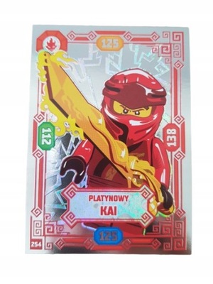 KARTA LEGO NINJAGO Seria 7 NR 254 PLATYNOWY KAI