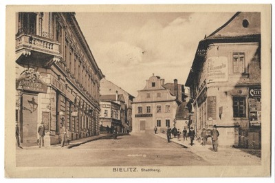 A03 Bielitz Biala Bielsko Biała Stadtberg Apotheke Komala Szyldy reklamy