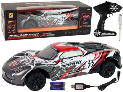 Duża Wyścigówka 53 cm Samochód Zdalnie Sterowany Auto R/C 1:8 Akumulator