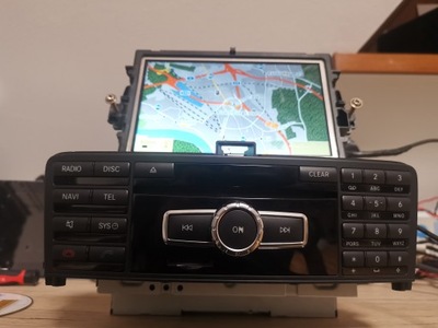 NAVIGATION RADIO MERCEDES SLK W172 HIGH CODE EUROPE 100% SPRAWNE GPS LEGAL  