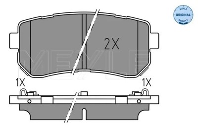 0252567716 КОЛОДКИ HAM. KIA T. PICANTO 1,0-1,2 11-