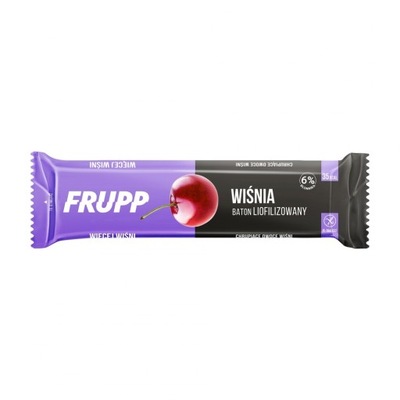 FRUPP Baton liofilizowany wiśniowy owocowy bezglutenowy 10g Celiko