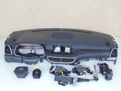 Приборная панель консоль подушка безопасности hyundai tucson ii lift 2020r. фото №1
