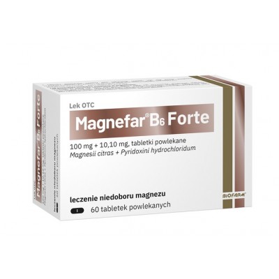 Magnefar B6 Forte, 60 tabl.