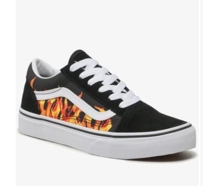 VANS DZIECIĘCE TRAMPKI SZNUROWANE Z LOGO 32 1ŻGA