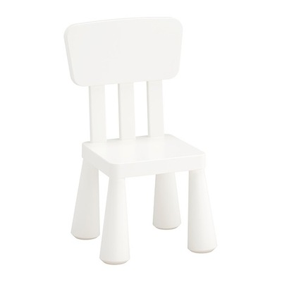 Ikea mammut krzesełko dziecięce białe