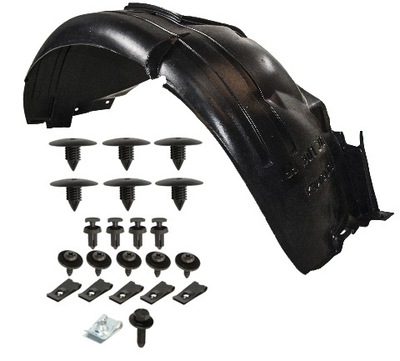 Підкрилок dacia logan 2004-2009 перед ліва + кліпси фото №1